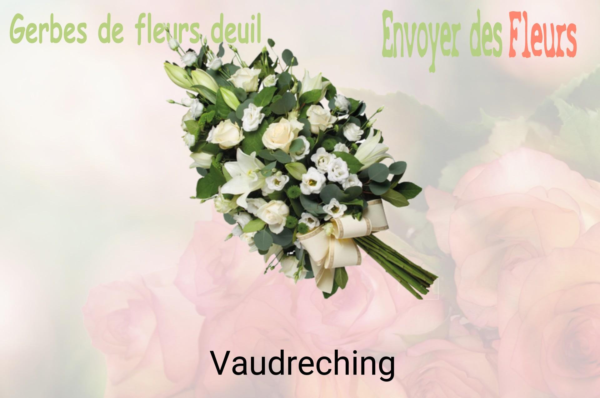 Gerbe de fleurs de deuil livrée à Vaudreching